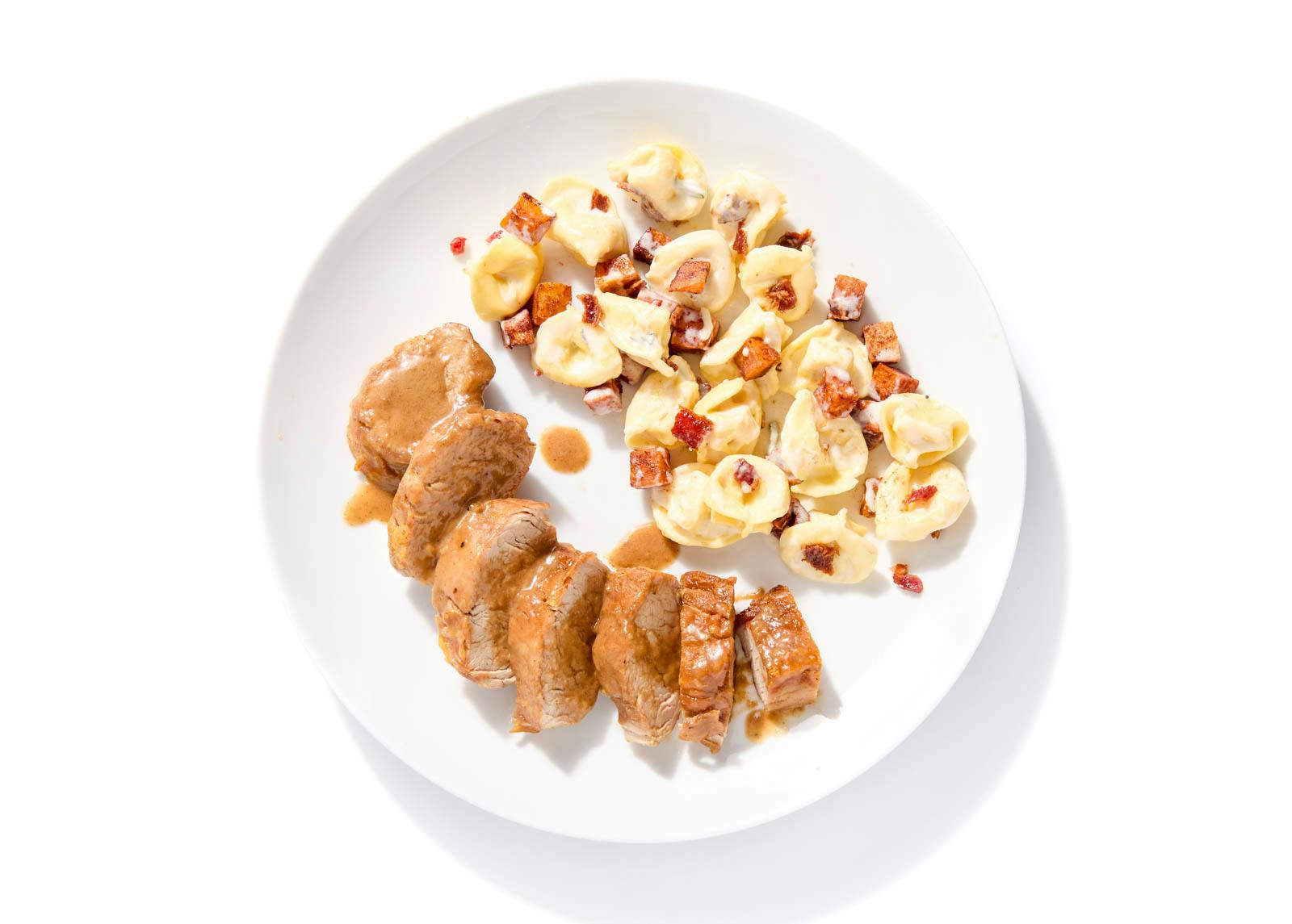 Autumn Apple Brandy Pork Loin Feast by Angelia Cole