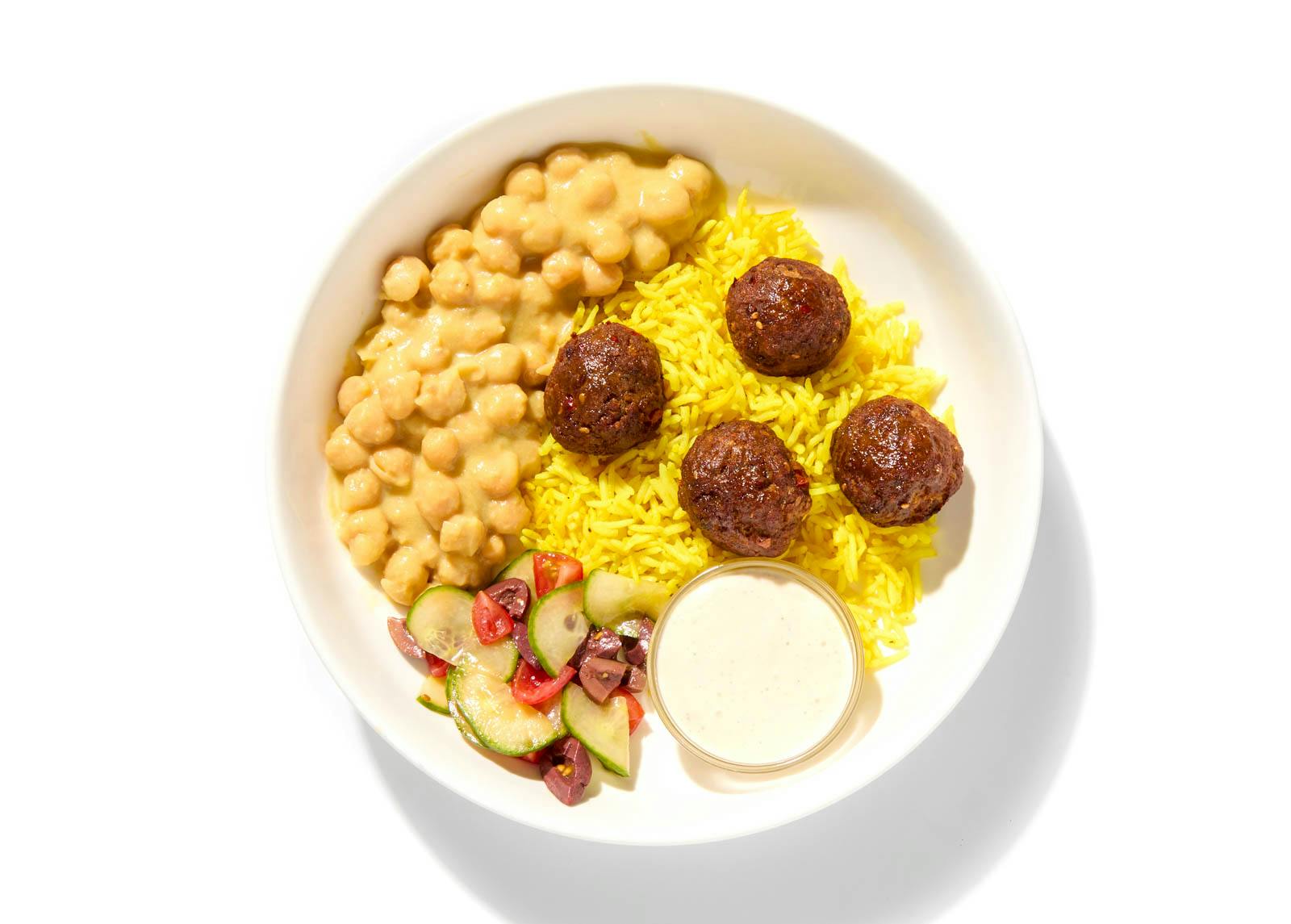 Za'atar Lamb Kofta & Rice Bow by Jose Garces