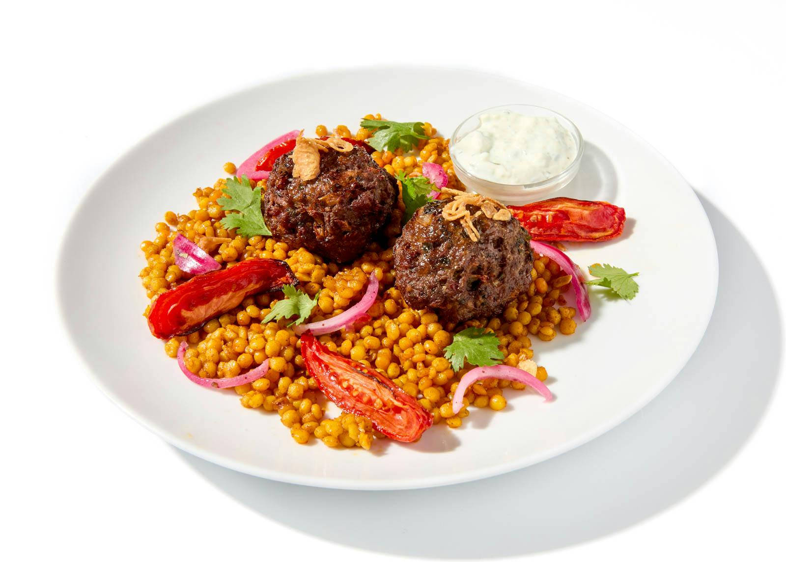 Greek Herbed Meatballs by Einat Admony
